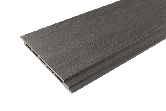 Wpc weo classic gardenwall dark grey 13x173mm (wb 160mm) lengte: 360cm
